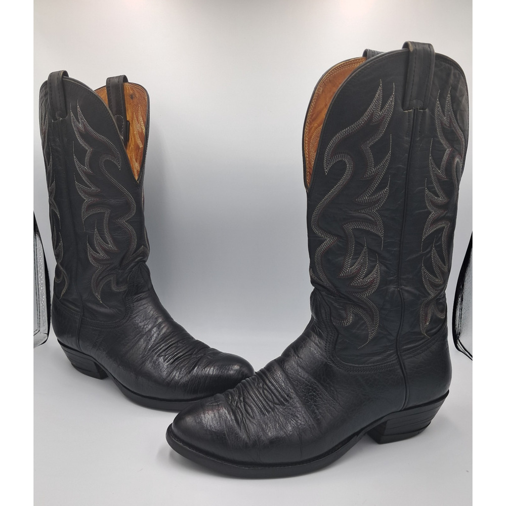 Size 8.5 3E - Vtg Nocona Exotic Western Cowboy Boots Leather Rodeo USA 78218